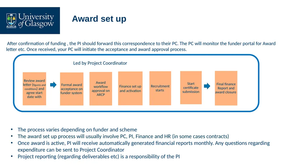 Research Support Office - Overview Project - slide 10 of 12
