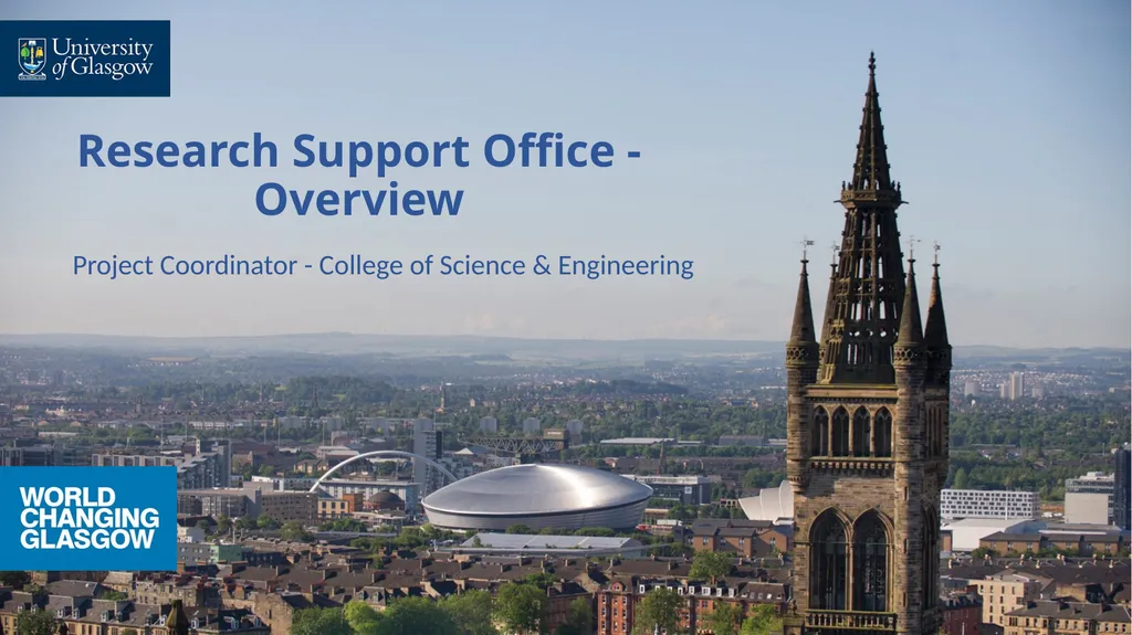 Research Support Office - Overview Project - slide 1 of 12
