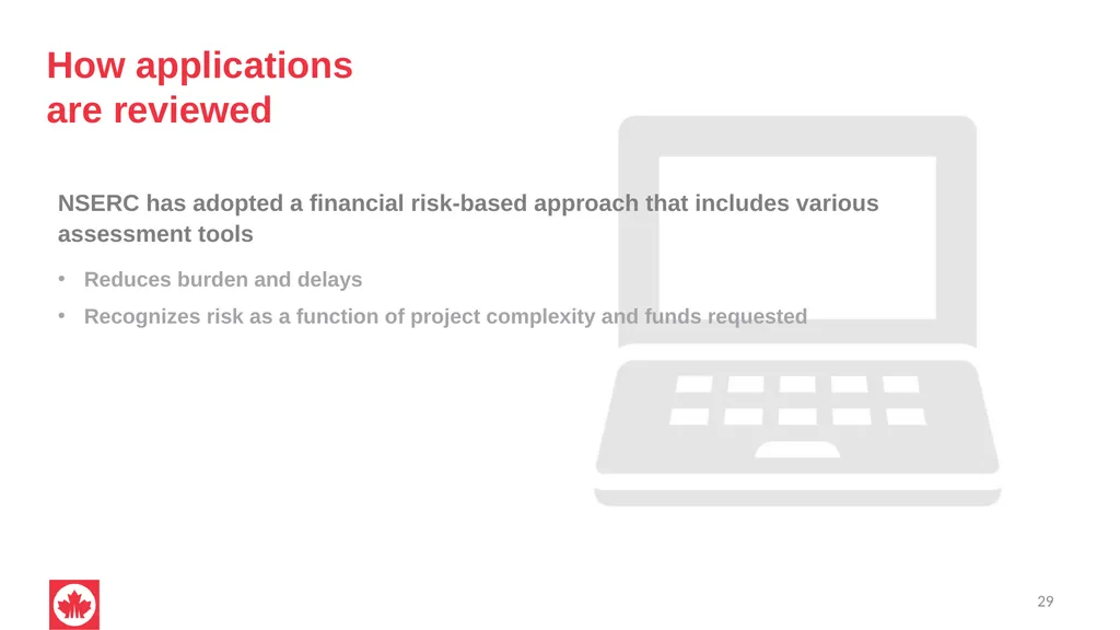 NSERC Alliance Grants Canada’s research - slide 29 of 47