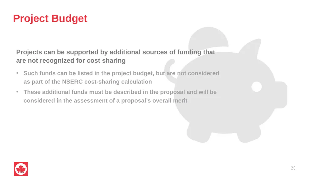 NSERC Alliance Grants Canada’s research - slide 23 of 47
