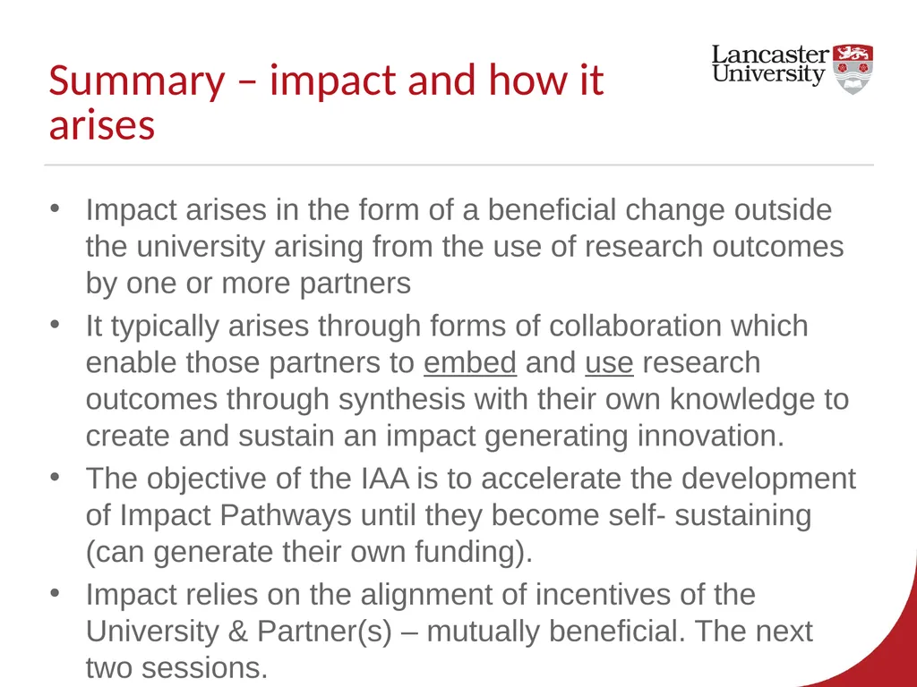 EPSRC Impact Acceleration Account 2017-2020 – - slide 13 of 29