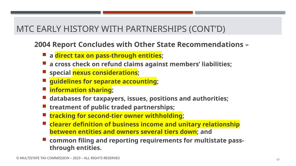 MTC Partnership Summit - background May 2023 © - slide 17 of 53