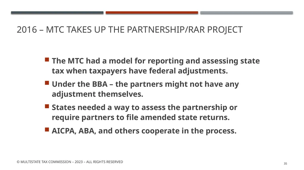 MTC Partnership Summit - background May 2023 © - slide 35 of 53
