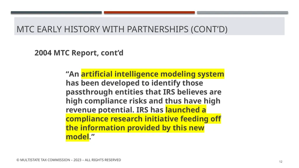 MTC Partnership Summit - background May 2023 © - slide 12 of 53