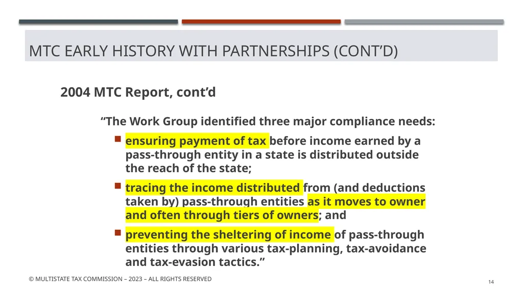 MTC Partnership Summit - background May 2023 © - slide 14 of 53