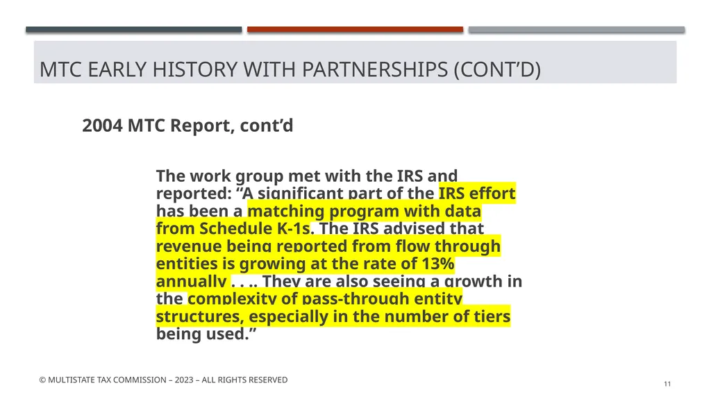 MTC Partnership Summit - background May 2023 © - slide 11 of 53