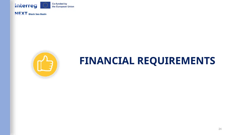 Interreg NEXT Black Sea Basin Programme Webinar - slide 24 of 31