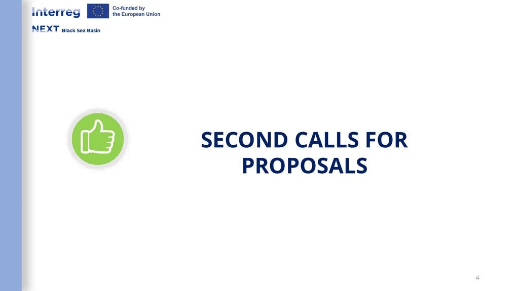 Interreg NEXT Black Sea Basin Programme Webinar - slide 4 of 31