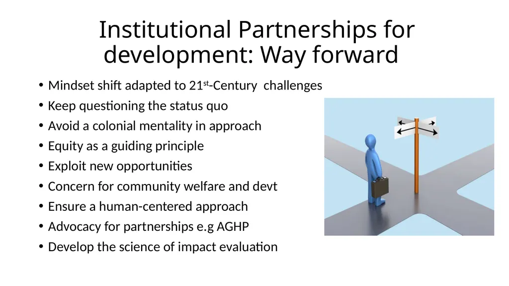 LMIC Universities and other stakeholders should - slide 7 of 9
