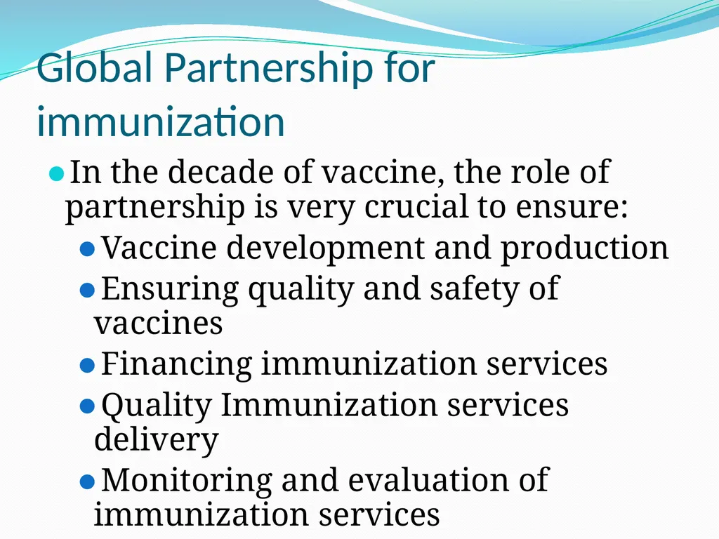 Partnership for sustainable immunization financing - slide 9 of 20