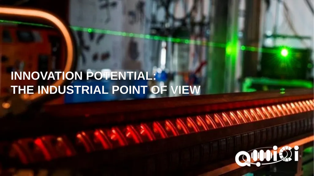 INNOVATION POTENTIAL: THE INDUSTRIAL POINT OF VIEW