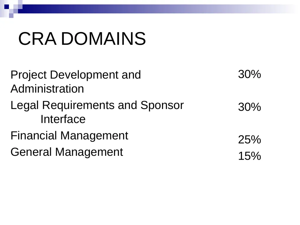 Value of Research Administrator Certification: - slide 12 of 25