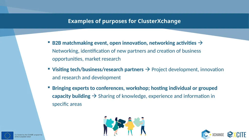 The ClusterXchange Scheme ClusterXchange programme - slide 8 of 13