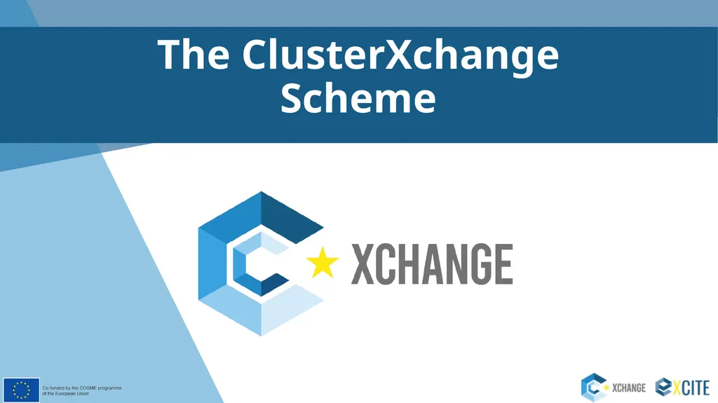 The ClusterXchange Scheme ClusterXchange programme - slide 1 of 13