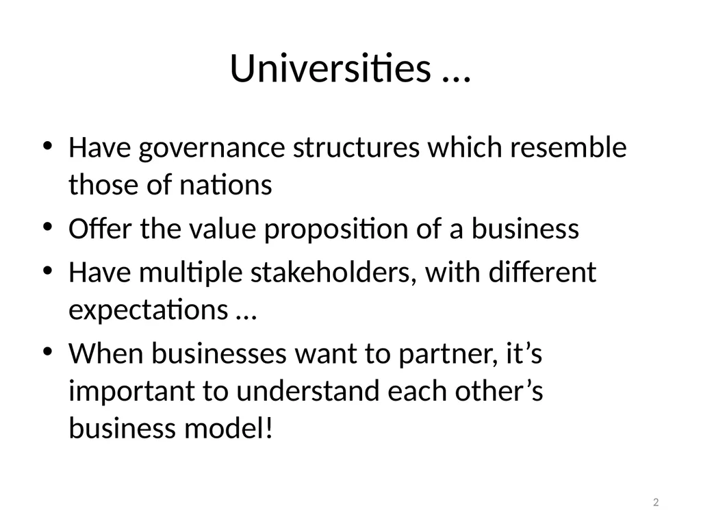 The Canadian University Business Model Richard J. - slide 2 of 3