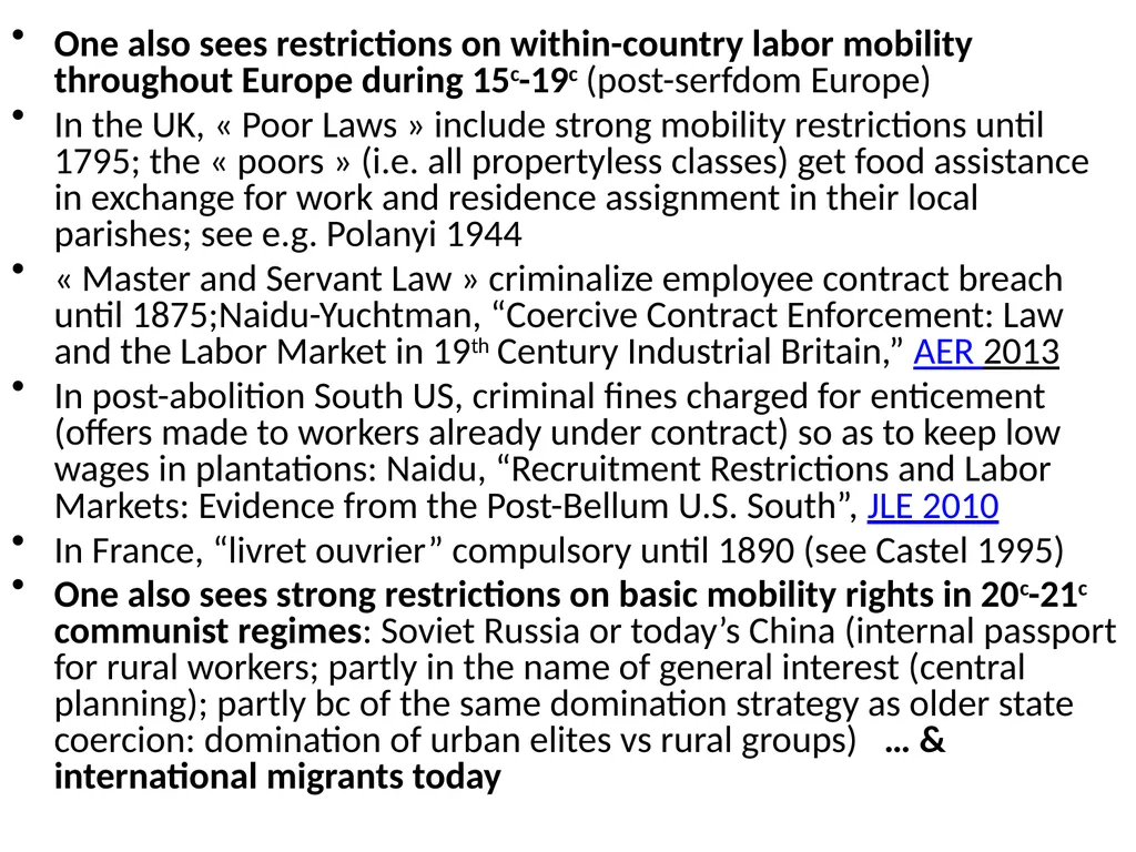 Introduction to Economic History (Master APE & - slide 27 of 51