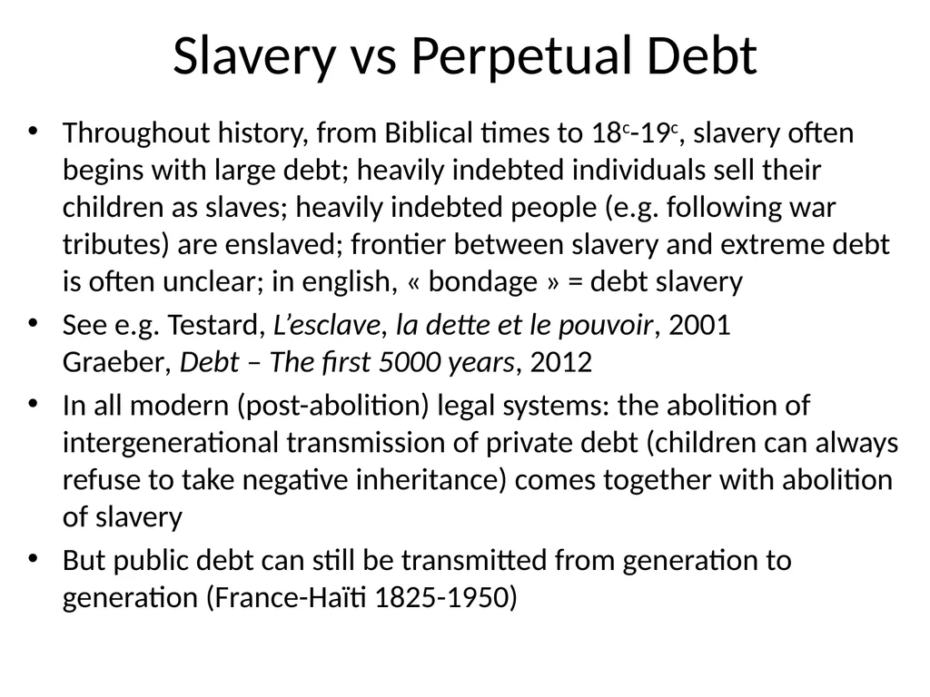 Introduction to Economic History (Master APE & - slide 23 of 51