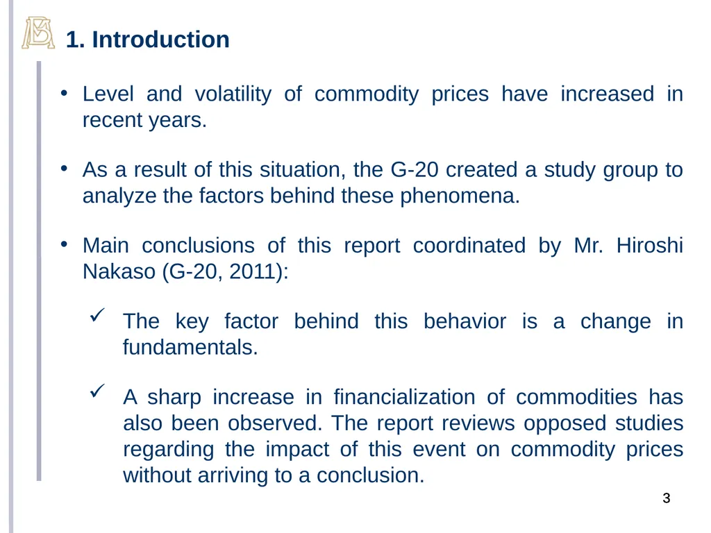 September 13, 2011 Financialization of Commodity - slide 3 of 24