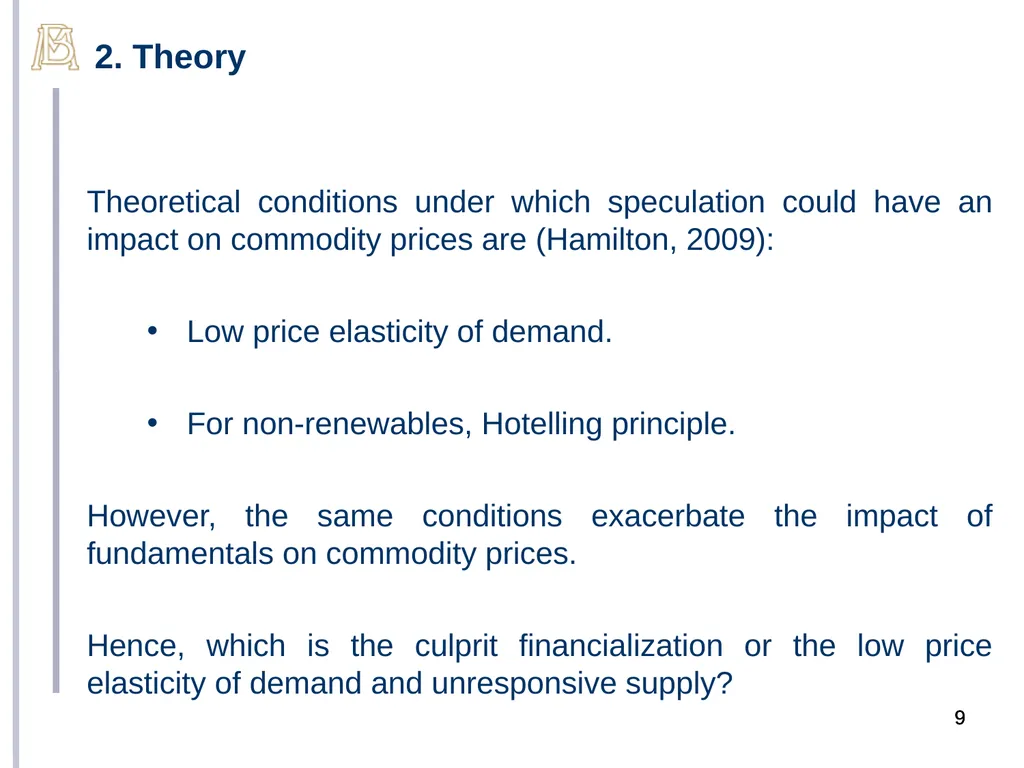 September 13, 2011 Financialization of Commodity - slide 9 of 24