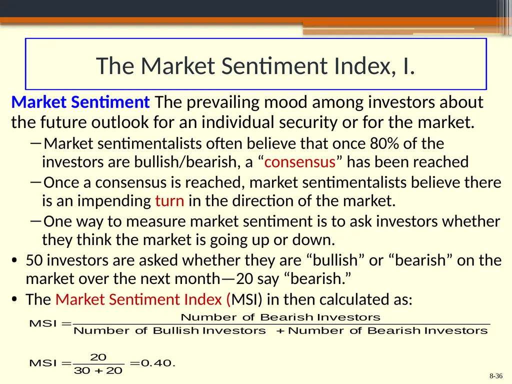 Chapter 8 Behavioral Finance and the Psychology of - slide 36 of 50