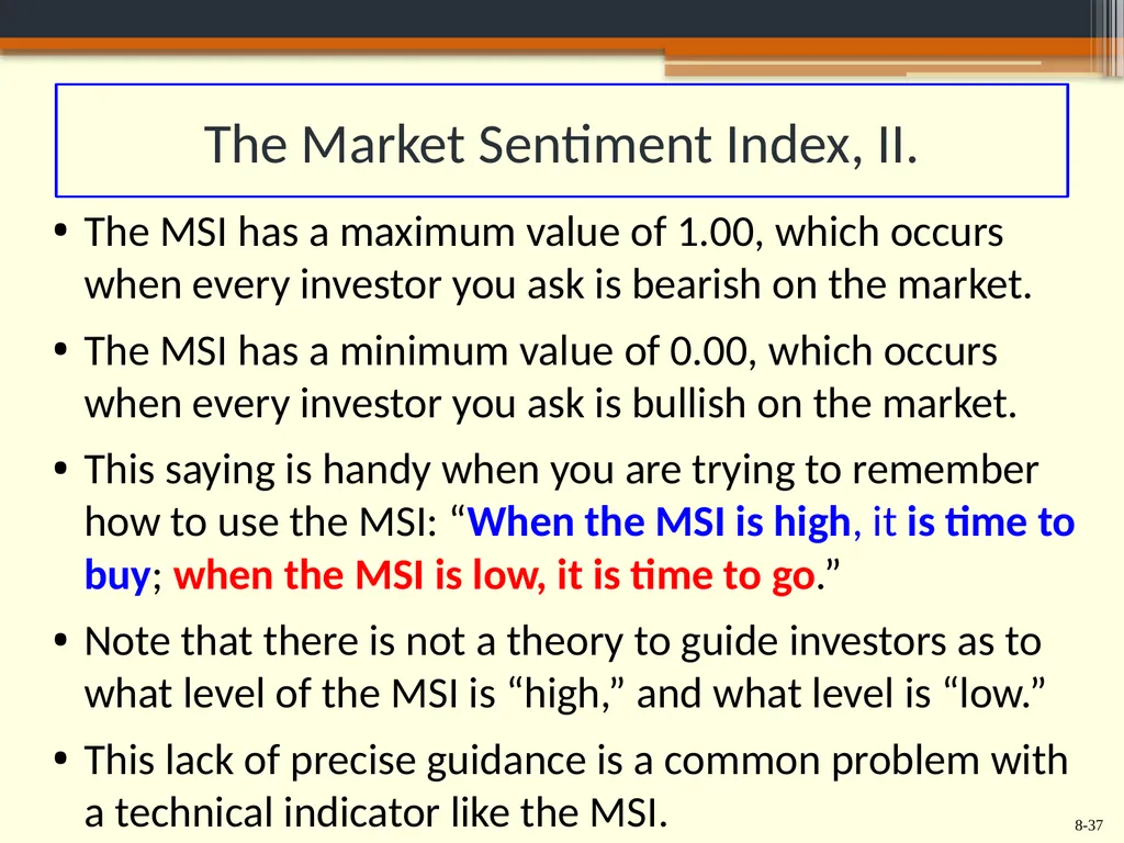 Chapter 8 Behavioral Finance and the Psychology of - slide 37 of 50