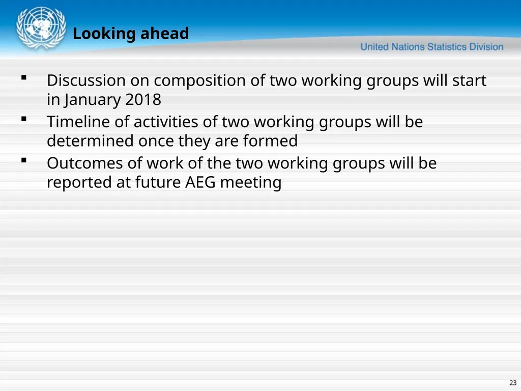 Benson Sim United Nations Statistics Division - slide 23 of 25
