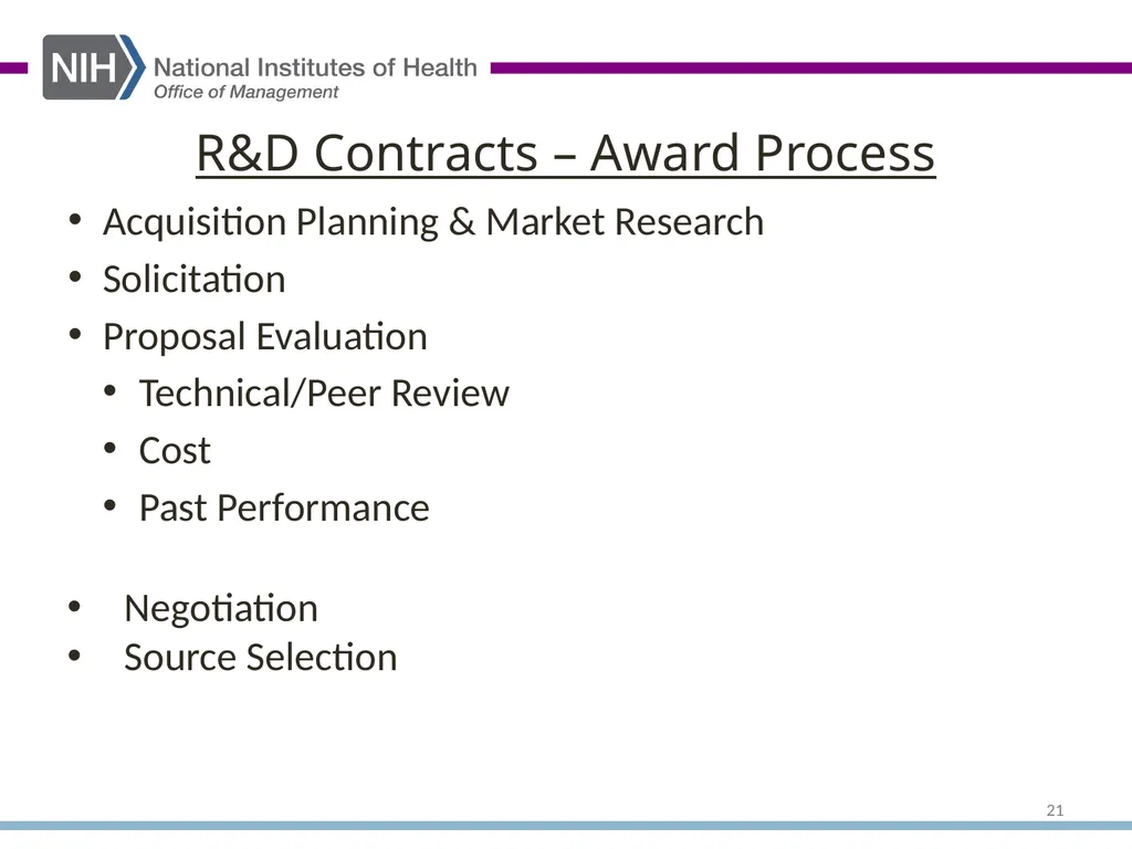 Research and Development Contracts: Finding - slide 21 of 29
