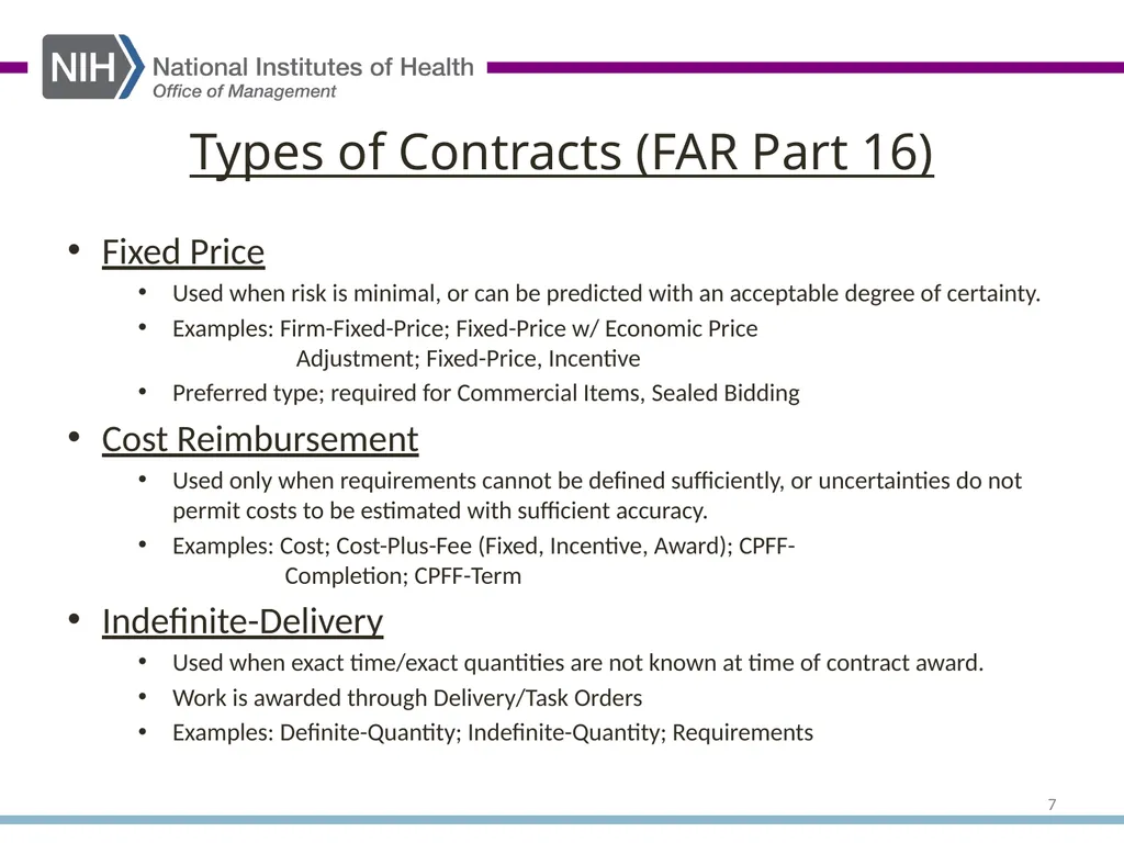 Research and Development Contracts: Finding - slide 7 of 29