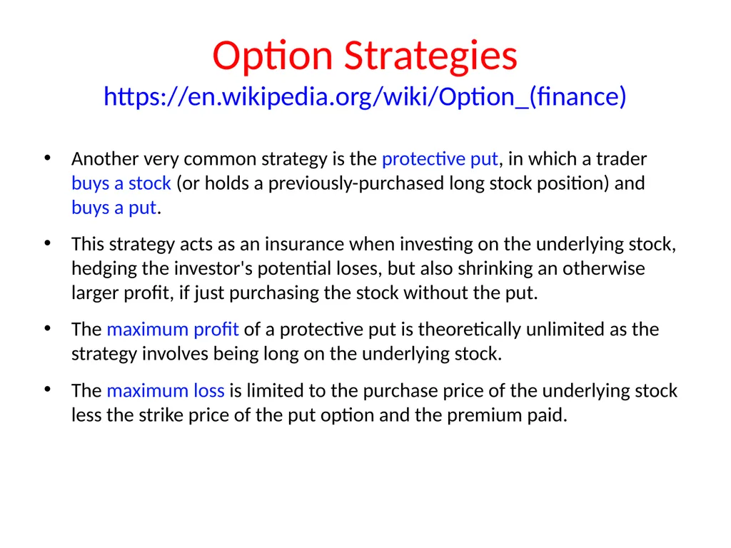Lecture 19 Options and Derivatives John Rundle - slide 29 of 39