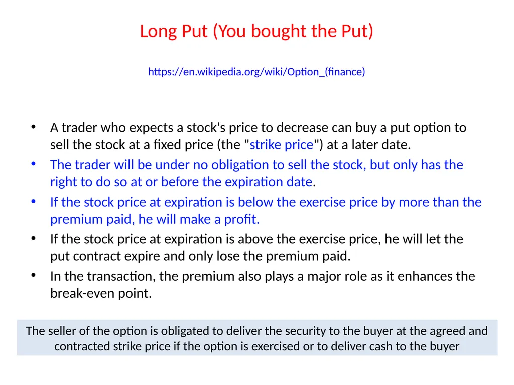 Lecture 19 Options and Derivatives John Rundle - slide 23 of 39