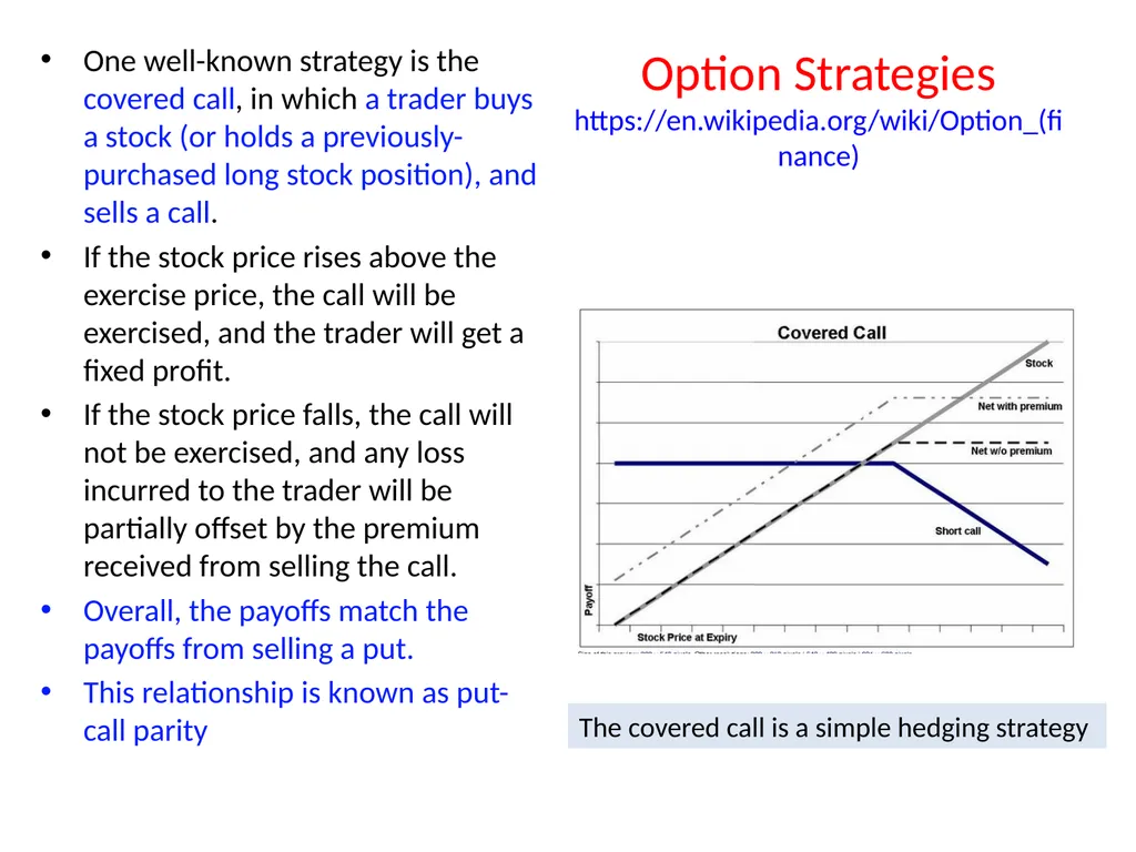Lecture 19 Options and Derivatives John Rundle - slide 28 of 39