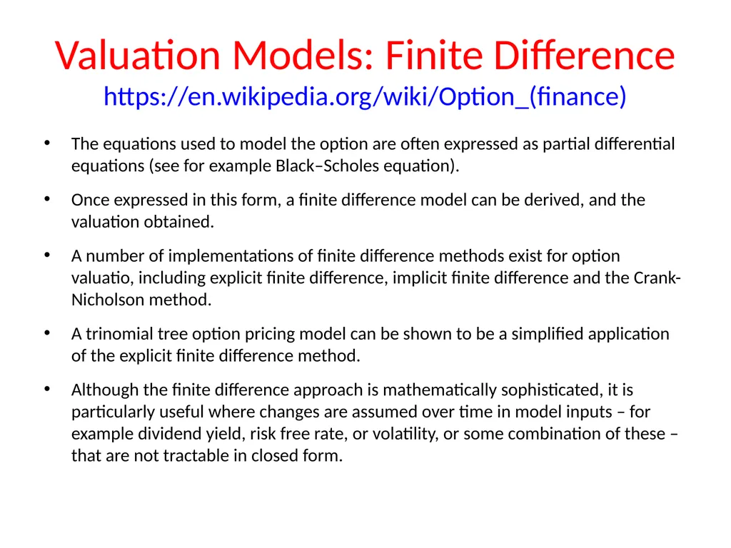 Lecture 19 Options and Derivatives John Rundle - slide 37 of 39