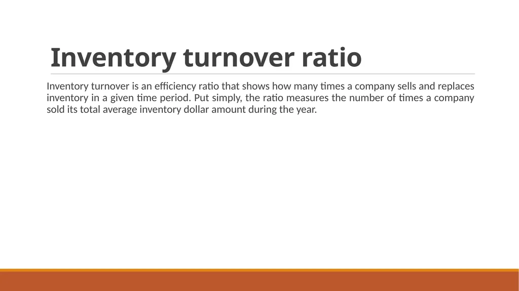 Classification of Ratio Current ratio The current - slide 6 of 15