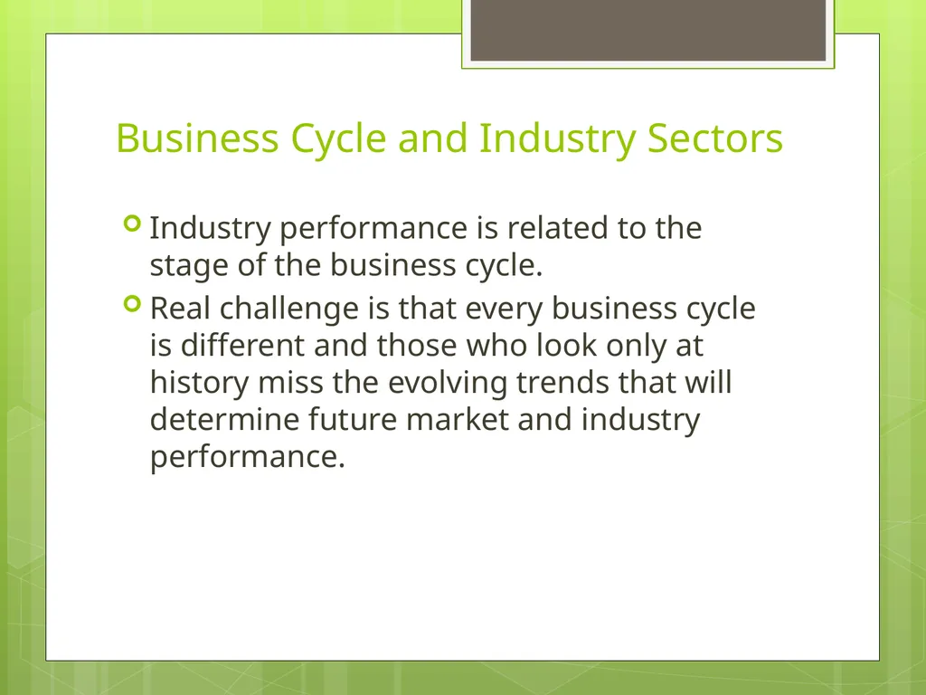 Industry Analysis ch13 Why Do Industry Analysis? - slide 16 of 43