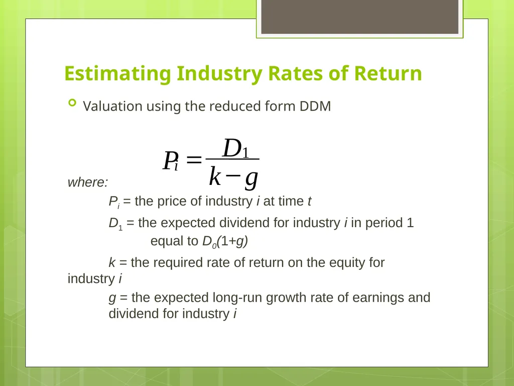 Industry Analysis ch13 Why Do Industry Analysis? - slide 35 of 43