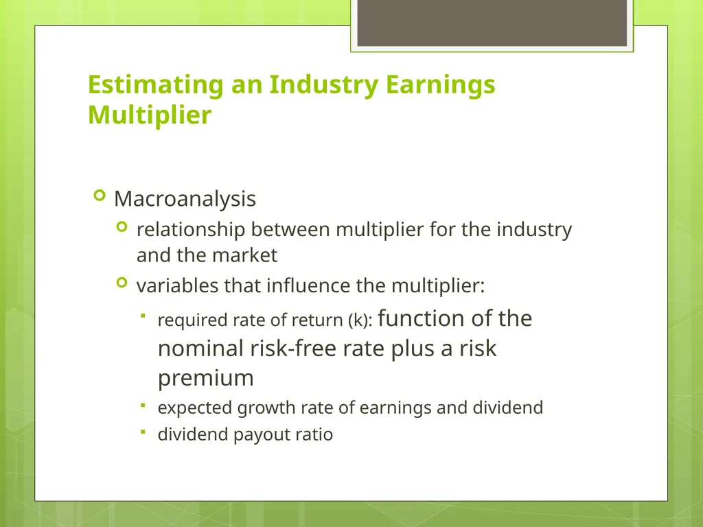 Industry Analysis ch13 Why Do Industry Analysis? - slide 41 of 43