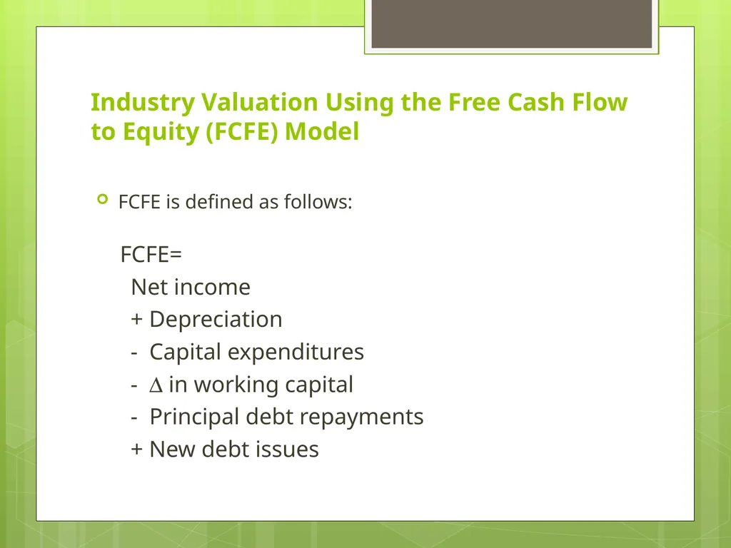 Industry Analysis ch13 Why Do Industry Analysis? - slide 38 of 43