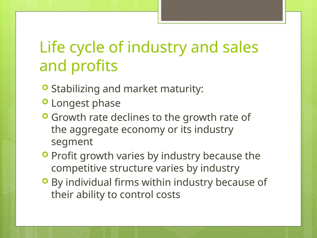 Industry Analysis ch13 Why Do Industry Analysis? - slide 30 of 43