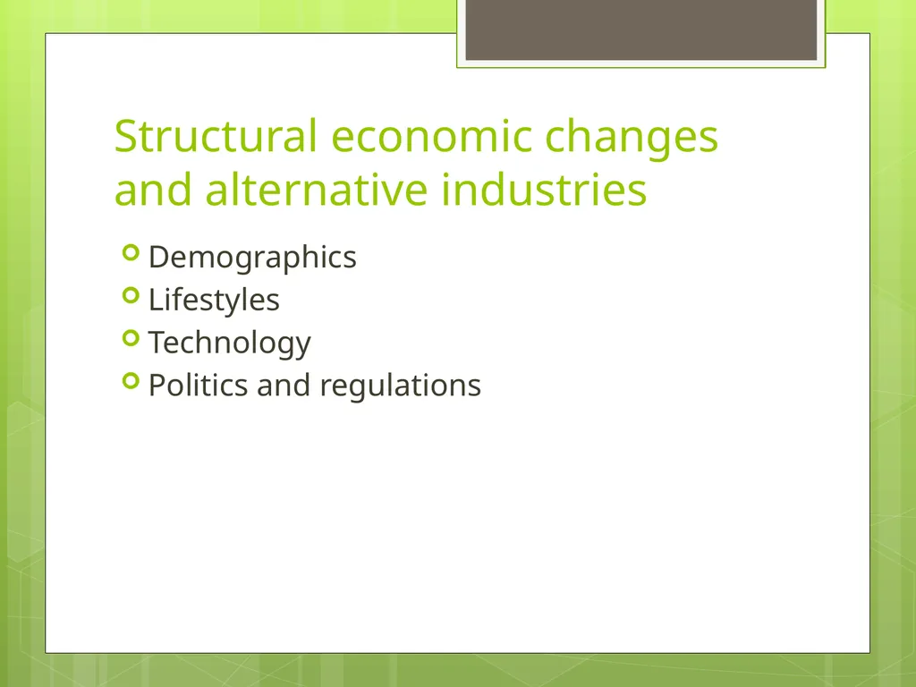 Industry Analysis ch13 Why Do Industry Analysis? - slide 24 of 43