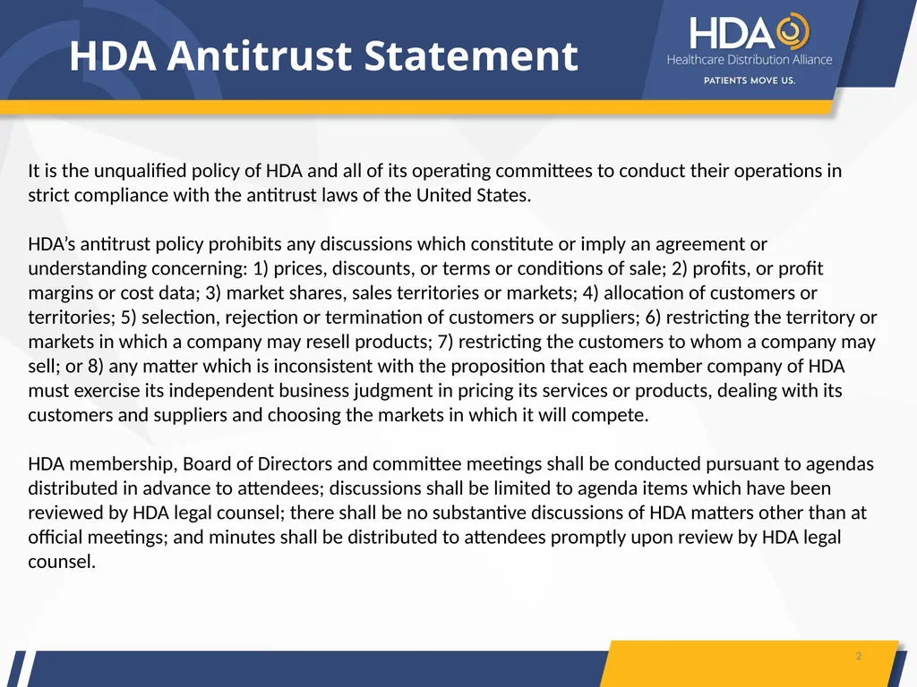 Healthcare Distribution Alliance: An Introduction - slide 2 of 13