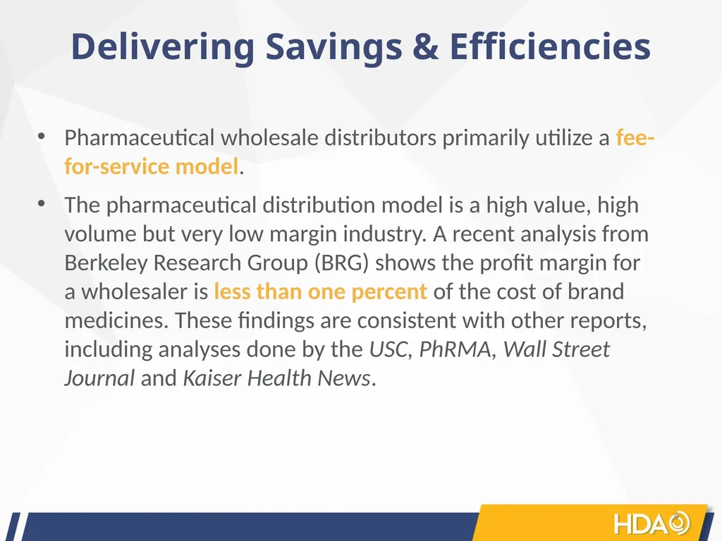 Healthcare Distribution Alliance: An Introduction - slide 8 of 13
