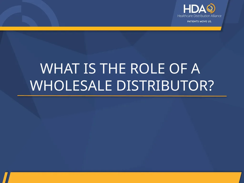 Healthcare Distribution Alliance: An Introduction - slide 3 of 13