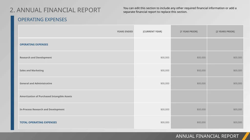 YEAR-END SALES REPORT TEMPLATE YEAR-END SALES - slide 5 of 11
