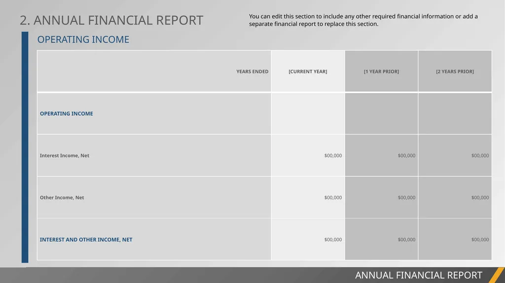 YEAR-END SALES REPORT TEMPLATE YEAR-END SALES - slide 6 of 11