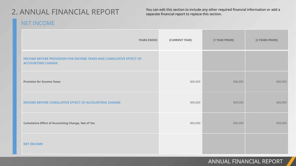 YEAR-END SALES REPORT TEMPLATE YEAR-END SALES - slide 7 of 11