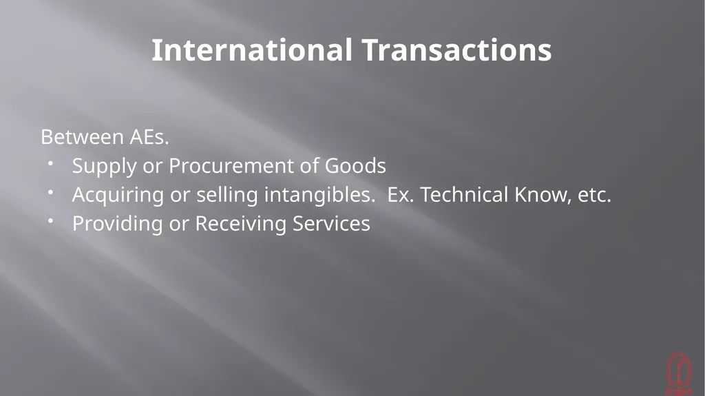 Transfer Pricing Issues CMA S VENKANNA COST - slide 9 of 39