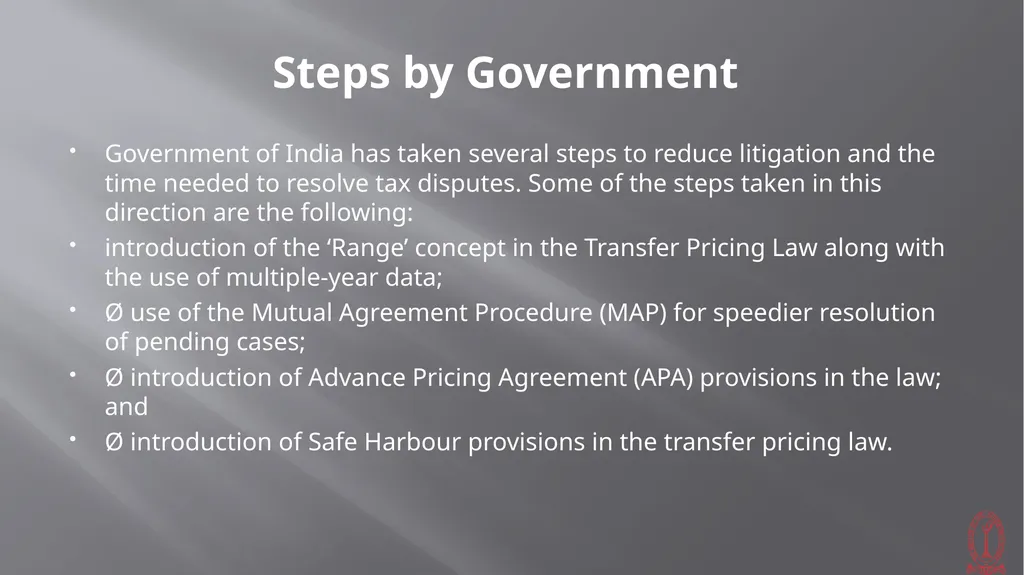 Transfer Pricing Issues CMA S VENKANNA COST - slide 38 of 39
