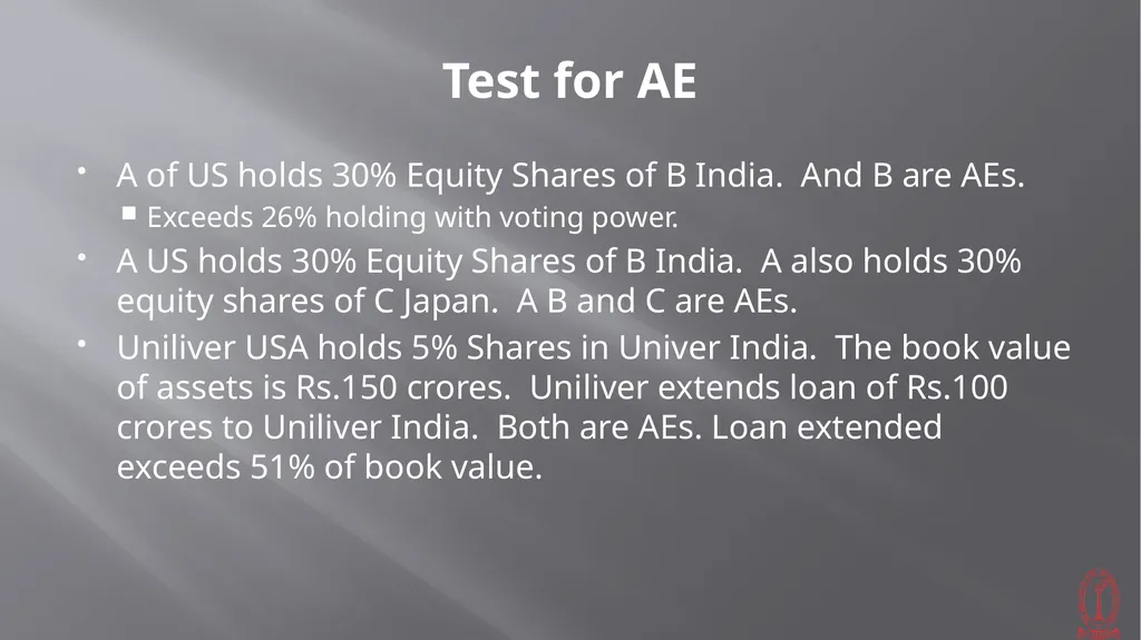 Transfer Pricing Issues CMA S VENKANNA COST - slide 6 of 39