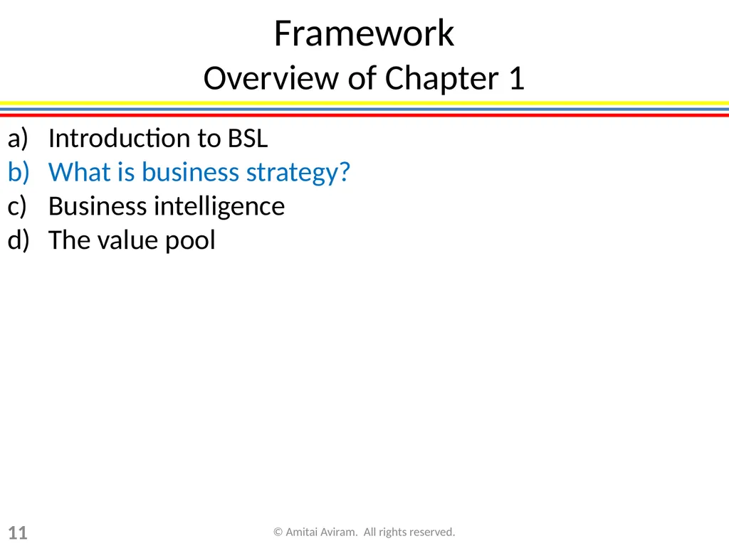 Business Strategy for Lawyers Chapter 1: Framework - slide 11 of 53