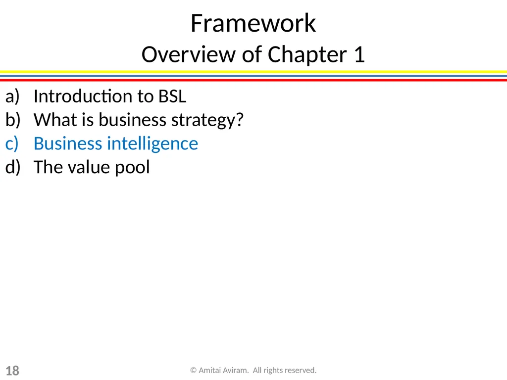 Business Strategy for Lawyers Chapter 1: Framework - slide 18 of 53
